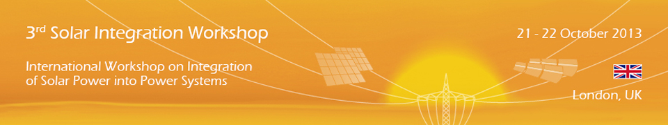 3rd International Workshop on Integration of Solar Power into Power Systems, London